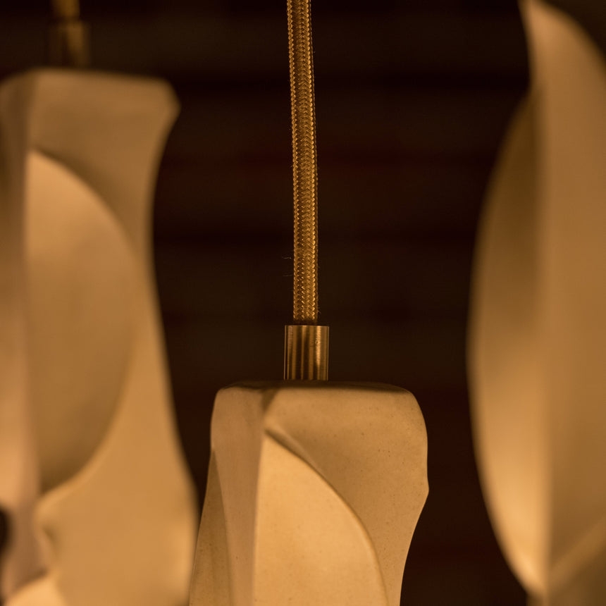 Jenny Poston - Sinuous Chandelier Chandelier Day in the Life Gallery and Design Studio