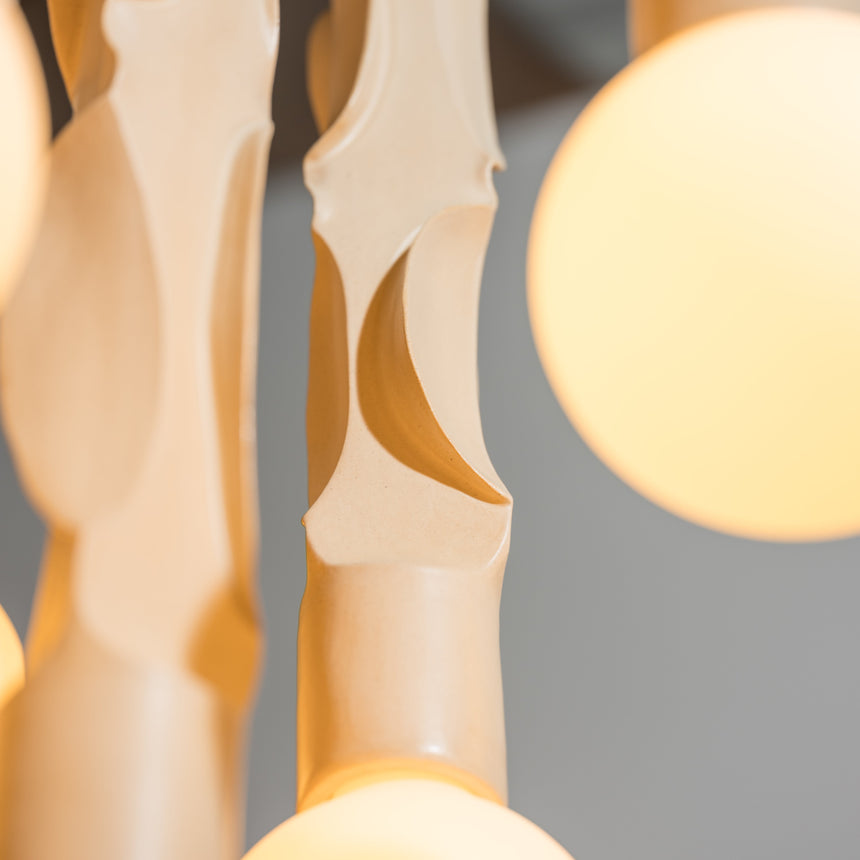 Jenny Poston - Sinuous Chandelier Chandelier Day in the Life Gallery and Design Studio