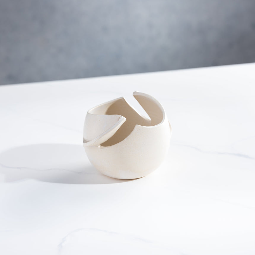 Jenny Poston - Waste Naught Sculptural Vessel, Small Bowl Day in the Life Gallery and Design Studio