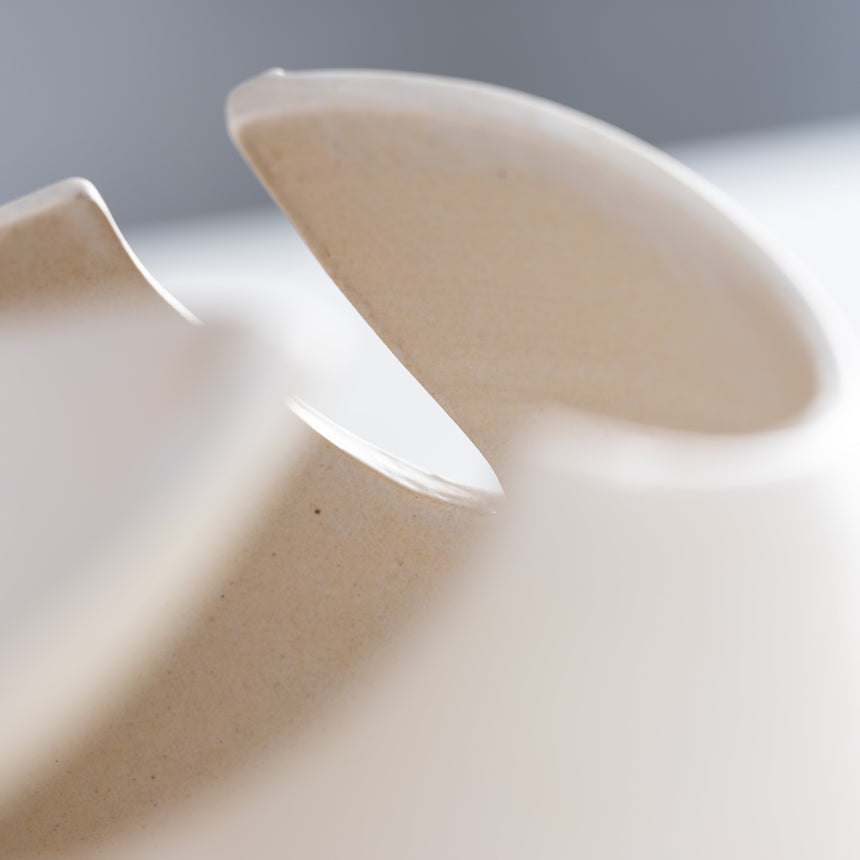 Jenny Poston - Waste Naught Sculptural Vessel, Small Bowl Day in the Life Gallery and Design Studio