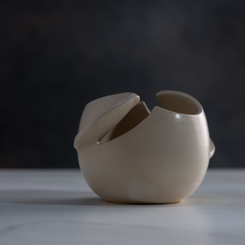 Jenny Poston - Waste Naught Sculptural Vessel, Small Bowl Day in the Life Gallery and Design Studio