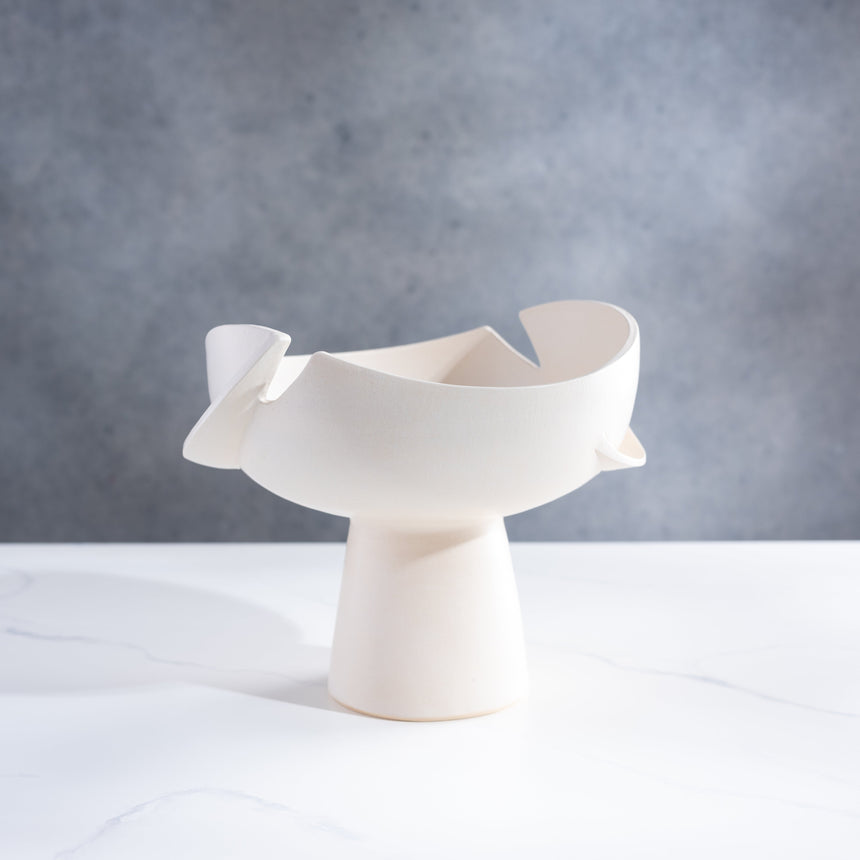 Jenny Poston - Waste Naught Vessel, Pedestal Bowl Day in the Life Gallery and Design Studio