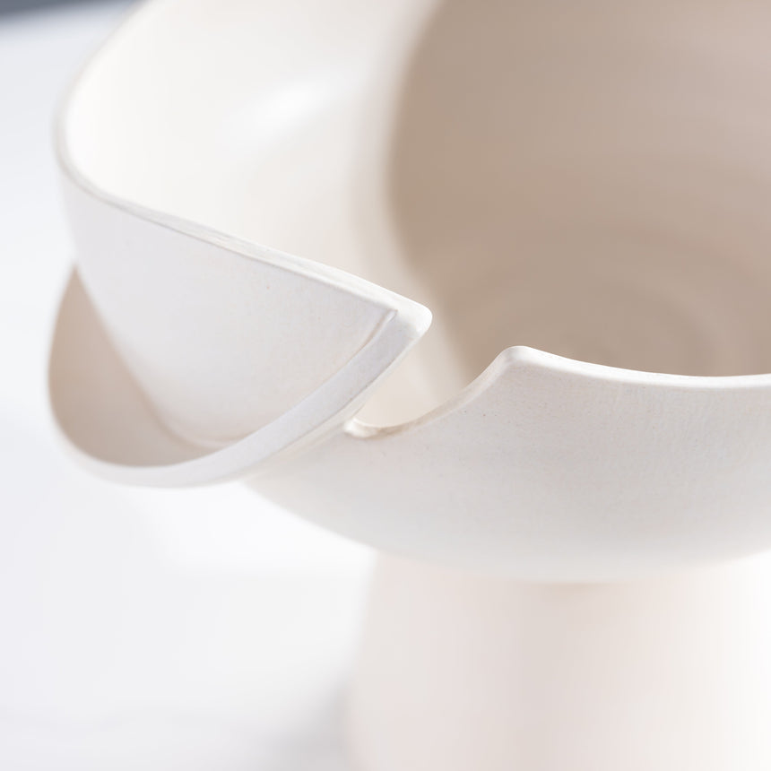 Jenny Poston - Waste Naught Vessel, Pedestal Bowl Day in the Life Gallery and Design Studio