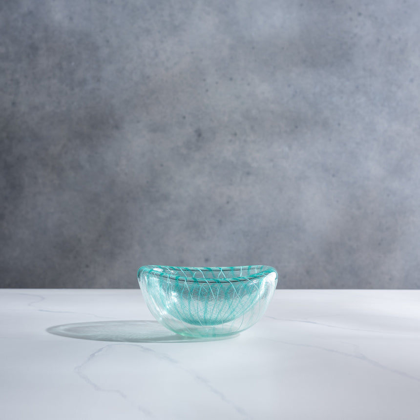 John Geci - Aqua Eclipse Bowl Glass Bowl Day in the Life Gallery