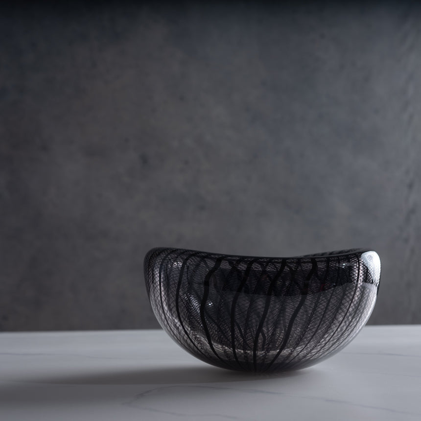 John Geci - Black Eclipse Bowl Glass Bowl Day in the Life Gallery
