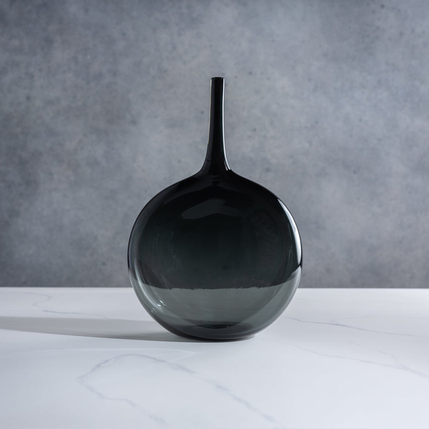 John Geci - Black "Lecca Lecca" Bottle Glass Bowl Day in the Life Gallery