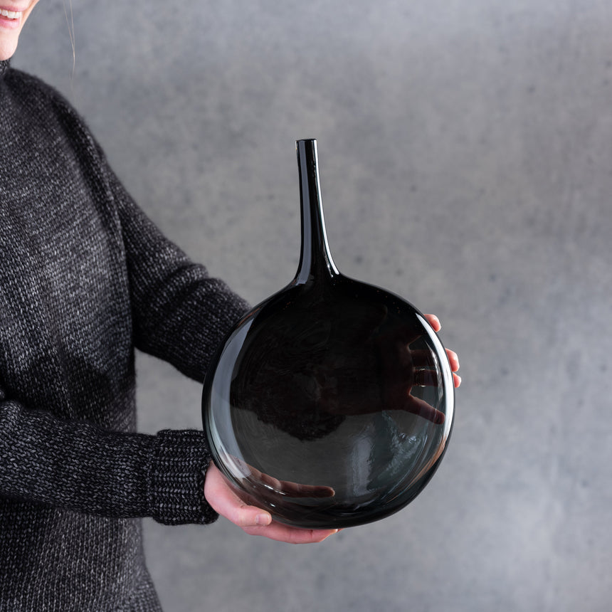 John Geci - Black "Lecca Lecca" Bottle Glass Bowl Day in the Life Gallery 