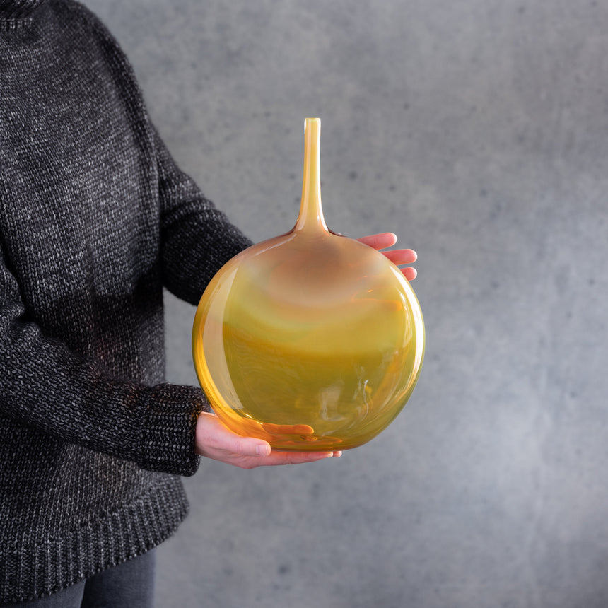 John Geci - Ochre "Lecca Lecca" Bottle Glass Bowl Day in the Life Gallery