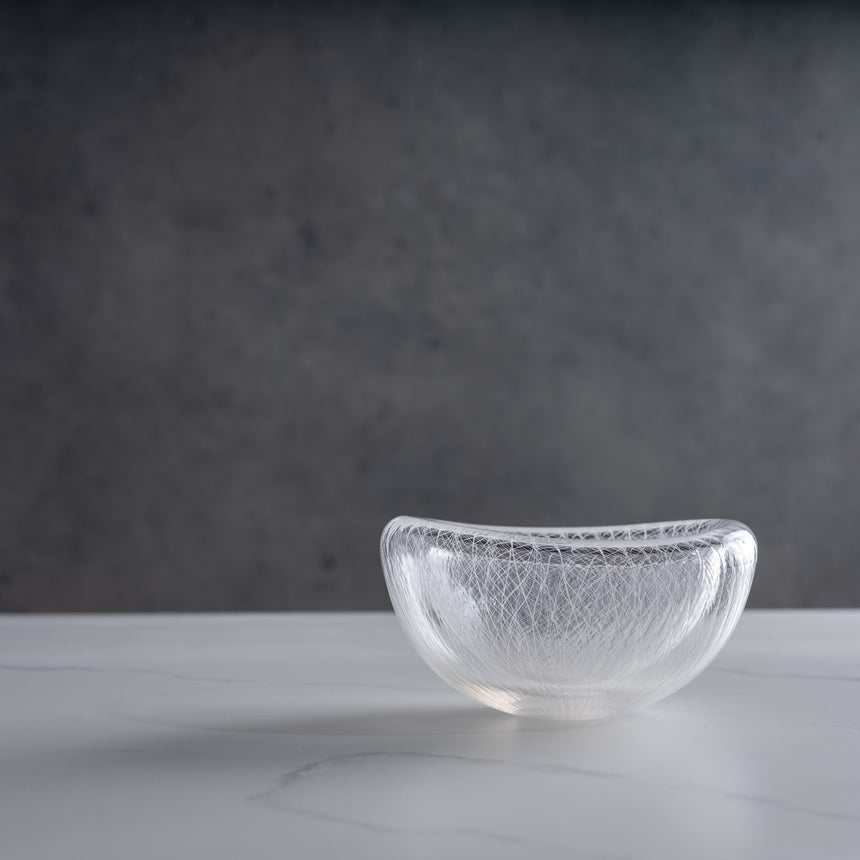 John Geci - White Eclipse Bowl Glass Bowl Day in the Life Gallery