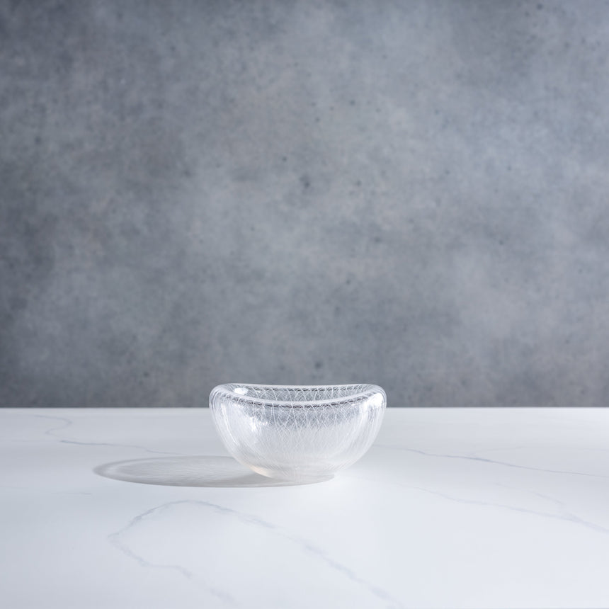 John Geci - White Eclipse Bowl Glass Bowl Day in the Life Gallery