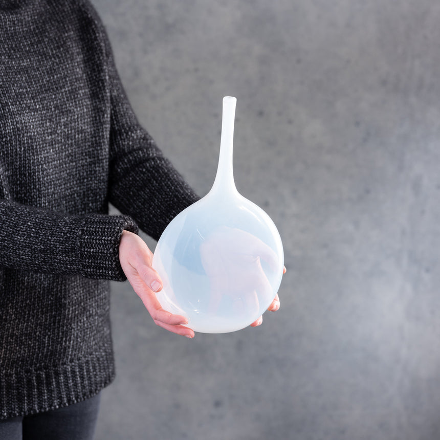 John Geci - White "Lecca Lecca" Bottle Glass Bowl Day in the Life Gallery