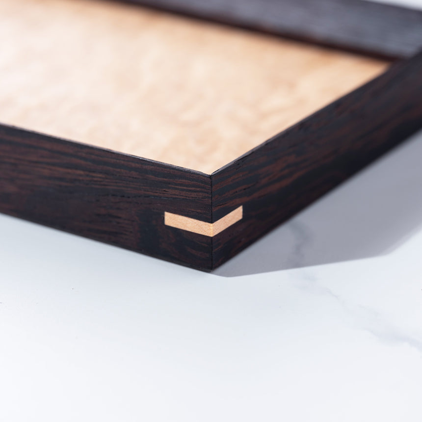 John Henry Souza - Large Wenge/Maple Tray Wood Tray Day in the Life Gallery