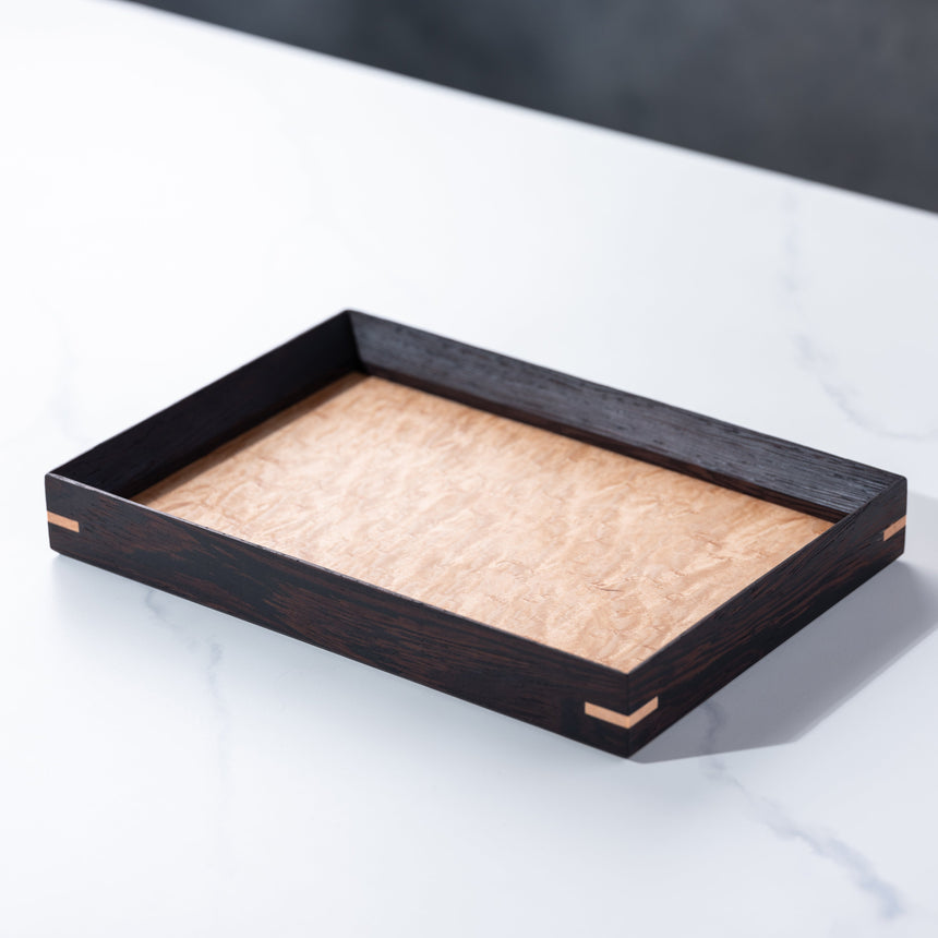 John Henry Souza - Large Wenge/Maple Tray Wood Tray Day in the Life Gallery