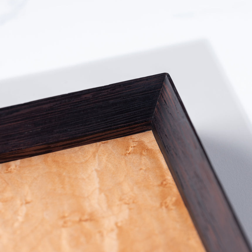John Henry Souza - Large Wenge/Maple Tray Wood Tray Day in the Life Gallery