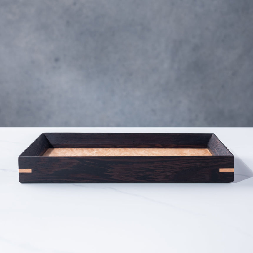 John Henry Souza - Large Wenge/Maple Tray Wood Tray Day in the Life Gallery