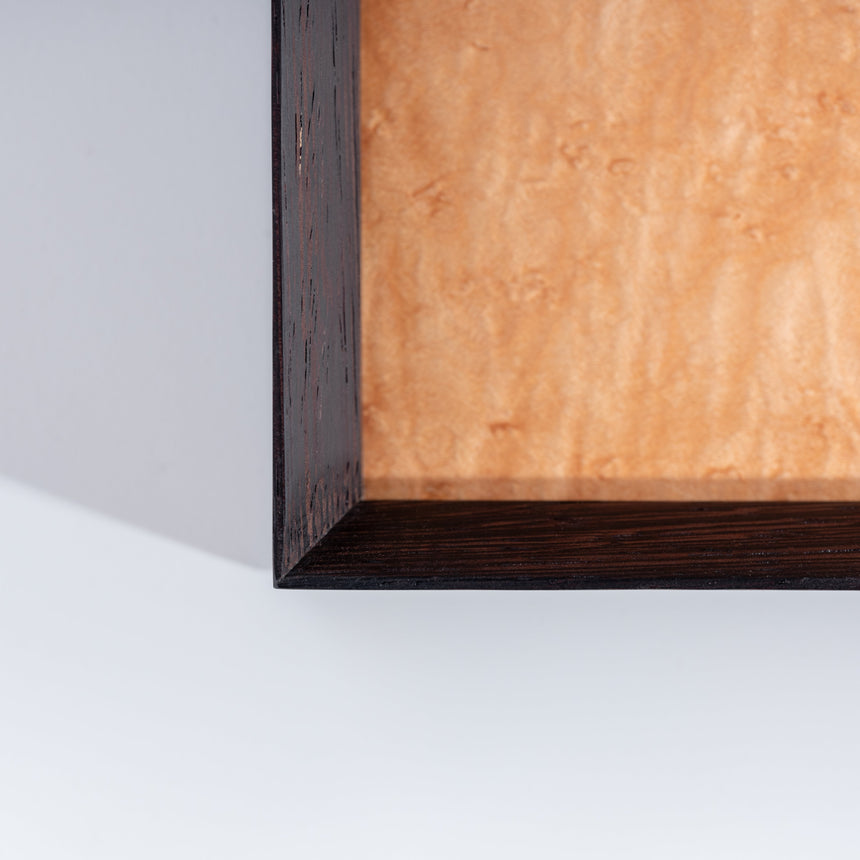 John Henry Souza - Medium Wenge/Maple Wooden Tray Wood Tray Day in the Life Gallery