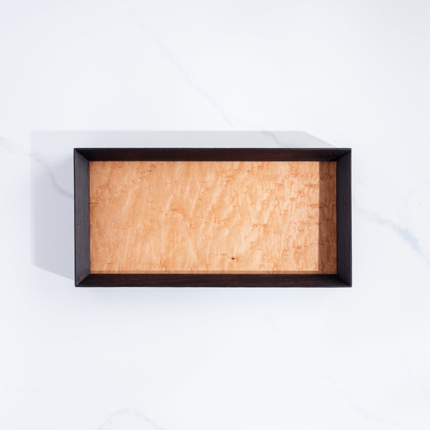 John Henry Souza - Medium Wenge/Maple Wooden Tray Wood Tray Day in the Life Gallery