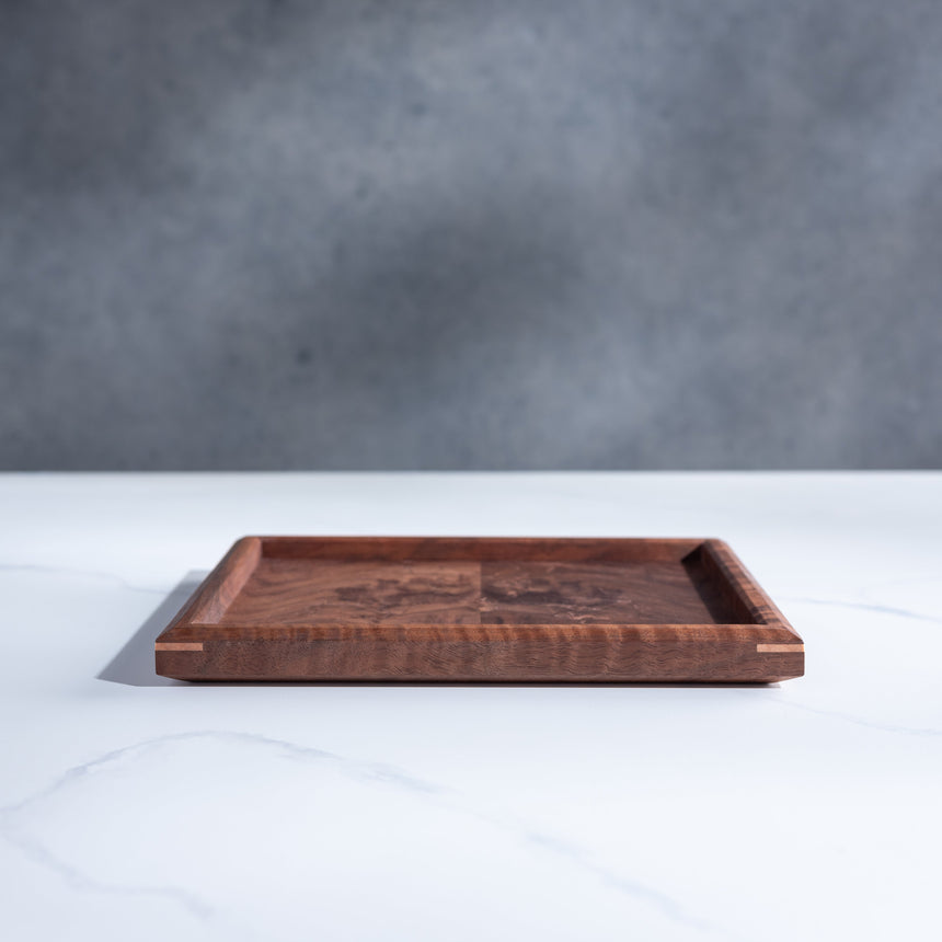 John Henry Souza - Walnut/Anigre Tray Wood Tray Day in the Life Gallery