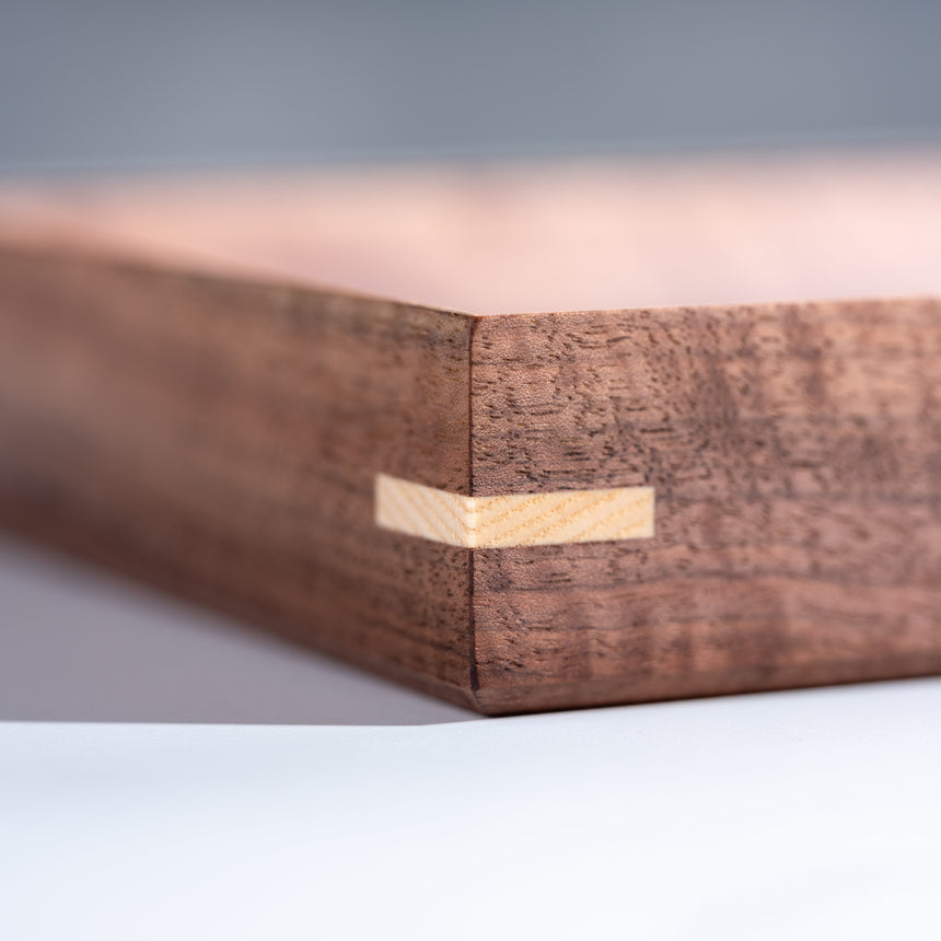 John Henry Souza - Walnut/Zebra Wood Tray Wood Tray Day in the Life Gallery