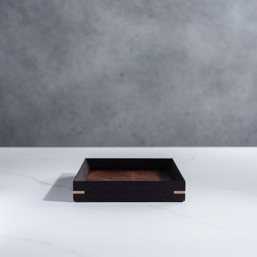 John Henry Souza - Wenge/Walnut Tray Wood Tray Day in the Life Gallery