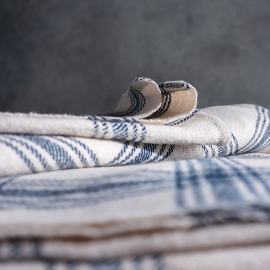 Justin Squizzero - Hand-woven Wool Blanket Blanket Day in the Life Gallery