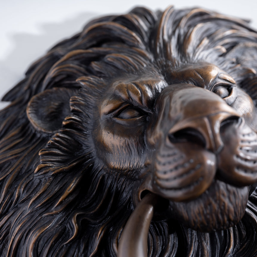 Karl Sanders - Bronze Lion Door Knocker (Large) Door Knocker Day in the Life Gallery