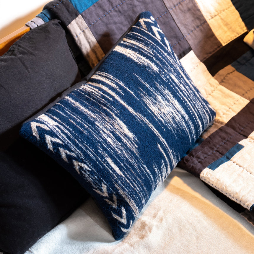 Laura Bautista - Blue Natural Pillow Pillow Day in the Life Gallery