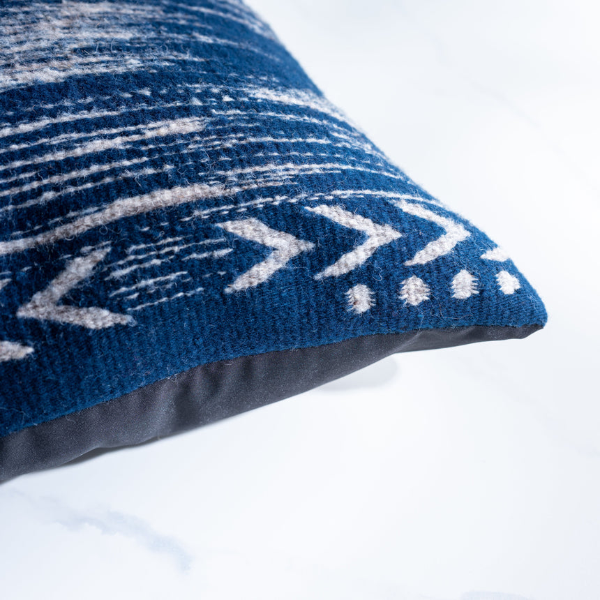 Laura Bautista - Blue Natural Pillow Pillow Day in the Life Gallery