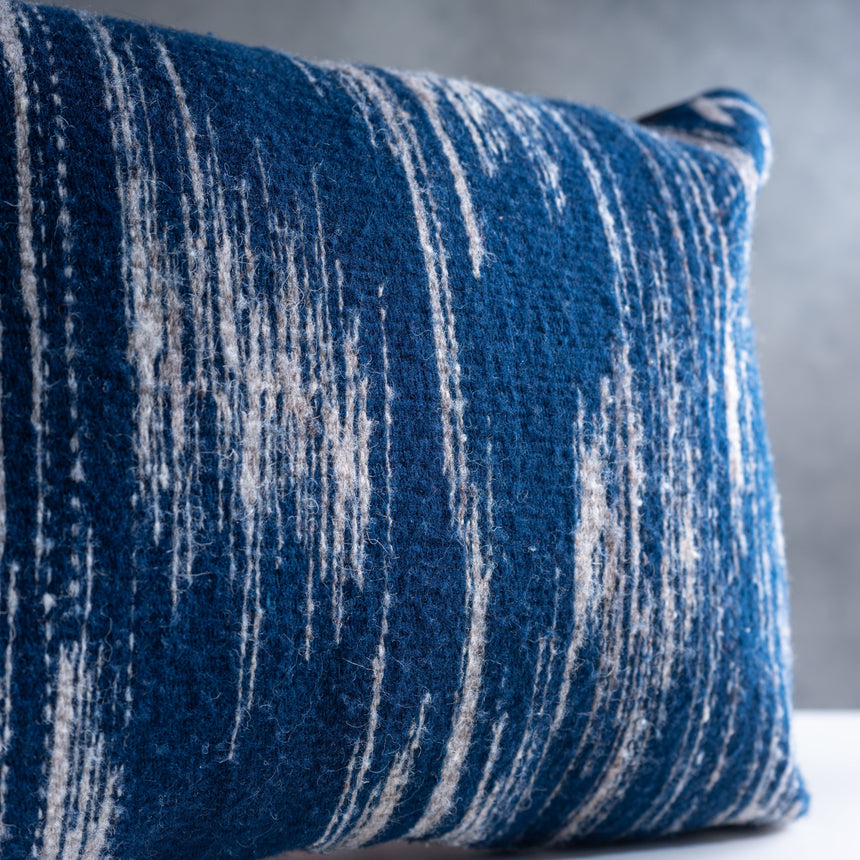 Laura Bautista - Blue Natural Pillow Pillow Day in the Life Gallery