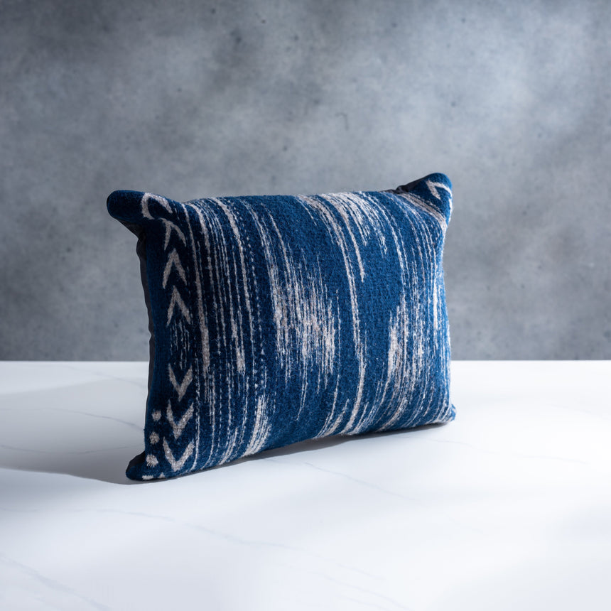 Laura Bautista - Blue Natural Pillow Pillow Day in the Life Gallery
