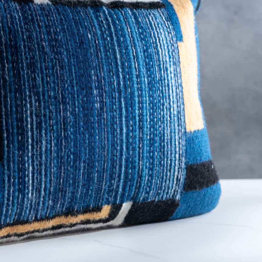 Laura Bautista - Cool Colors Bauhaus Pillow Pillow Day in the Life Gallery