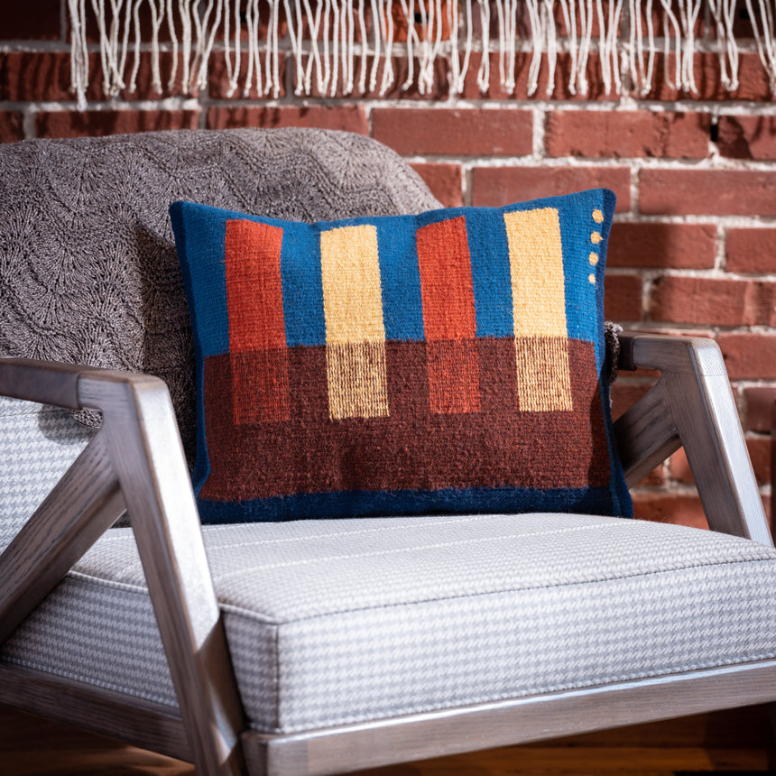 Laura Bautista - Warm Colors Bauhaus Pillow Pillow Day in the Life Gallery