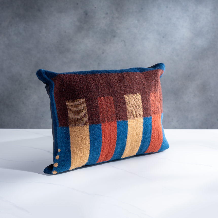 Laura Bautista - Warm Colors Bauhaus Pillow Pillow Day in the Life Gallery 