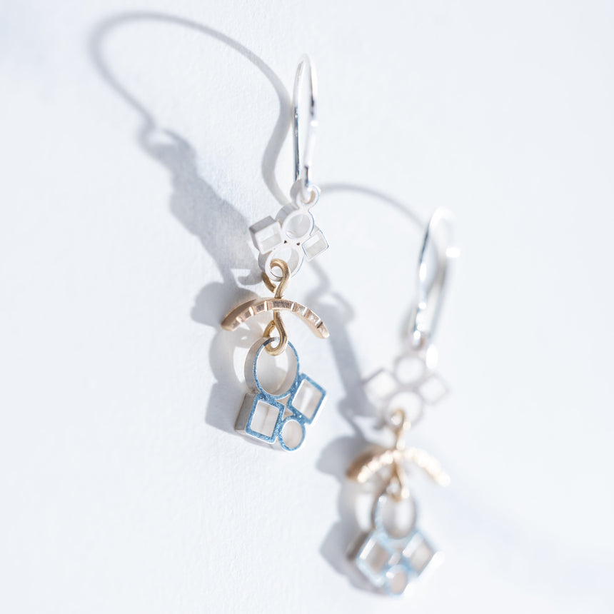 Madeleine Moore - Circuit Board Earrings Earring Day in the Life Gallery