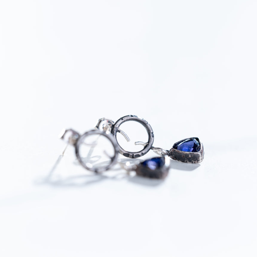 Madeleine Moore - Industry Iolite Earrings Earring Day in the Life Gallery