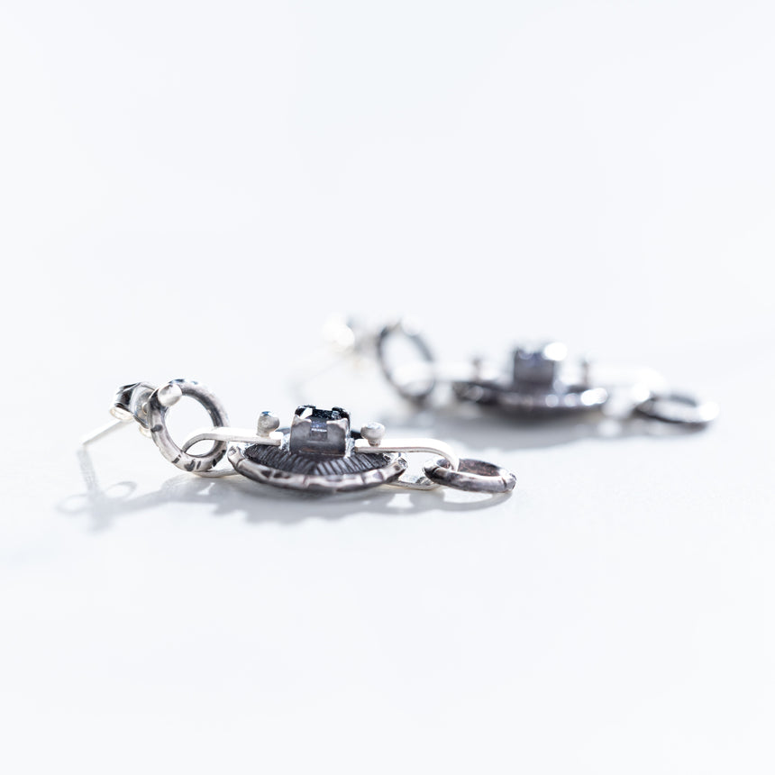 Madeleine Moore - Industry Iolite Triple Earrings Earring Day in the Life Gallery