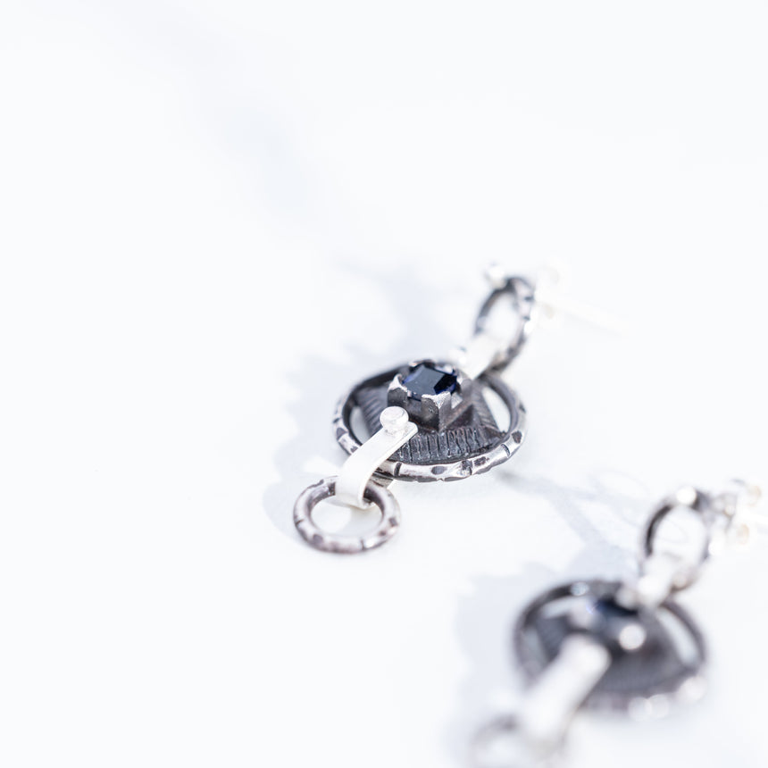 Madeleine Moore - Industry Iolite Triple Earrings Earring Day in the Life Gallery