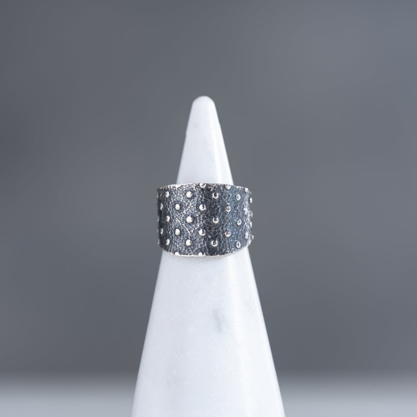 Marie-Hélène Rake - Oxidized Polka Dot Ring Ring Day in the Life Gallery