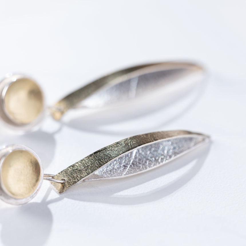 Marie-Hélène Rake - Silver and Gold Earrings Earring Day in the Life Gallery