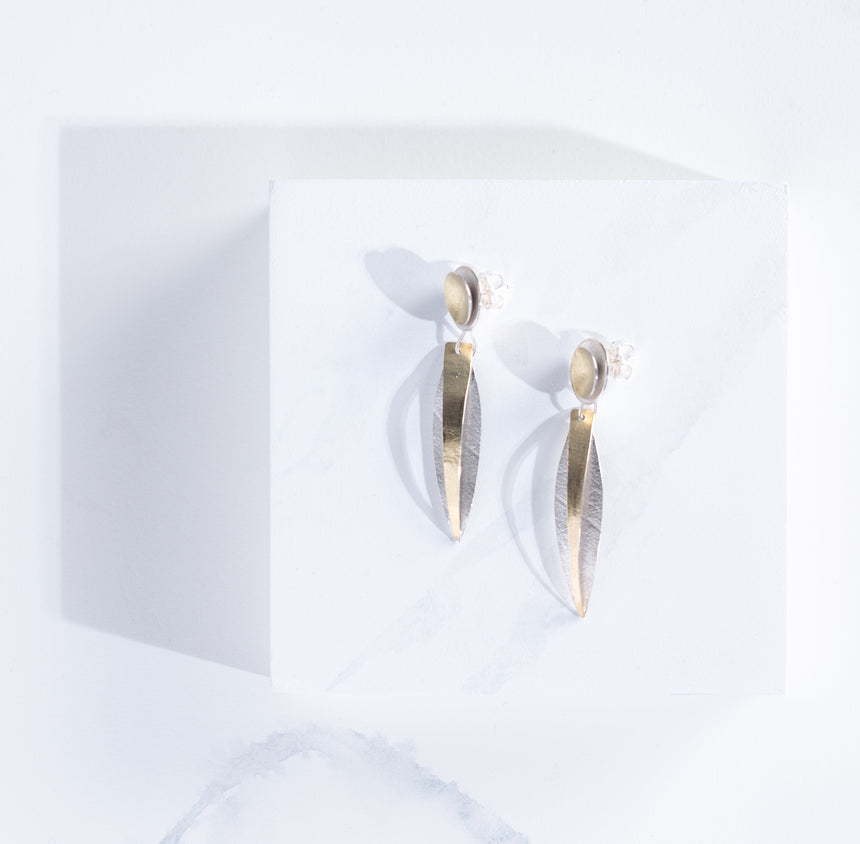 Marie-Hélène Rake - Silver and Gold Earrings Earring Day in the Life Gallery