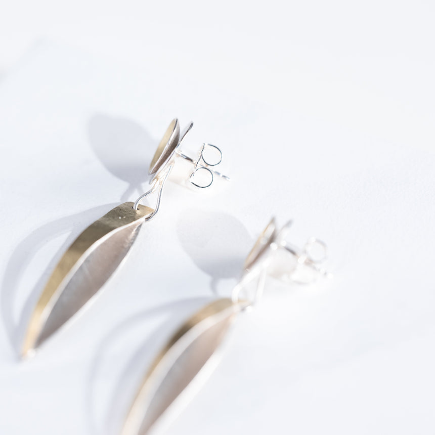 Marie-Hélène Rake - Silver and Gold Earrings Earring Day in the Life Gallery