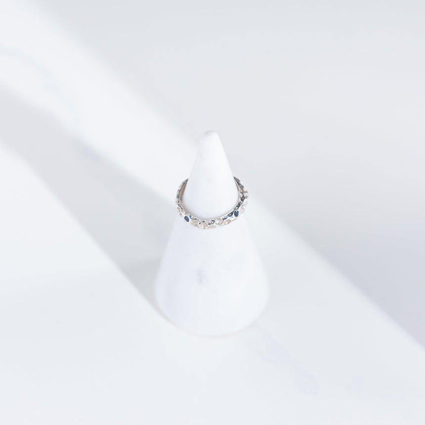 Marie-Hélène Rake - Sterling Silver and Sapphire Ring Ring Day in the Life Gallery