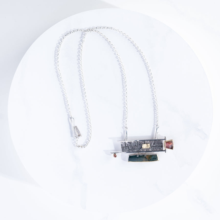 Marie-Hélène Rake - Sunstone and Jasper Necklace Necklace Day in the Life Gallery