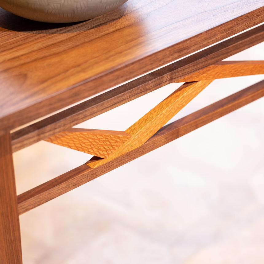 Mark Yinger - Zigzag Console Table Day in the Life Gallery and Design Studio
