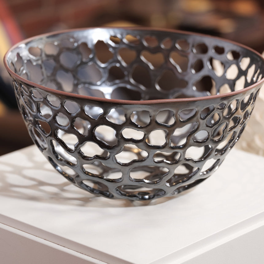Michael Newsome - Carved Bowl Ceramic Bowl Day in the Life Gallery