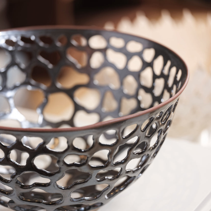 Michael Newsome - Carved Bowl Ceramic Bowl Day in the Life Gallery