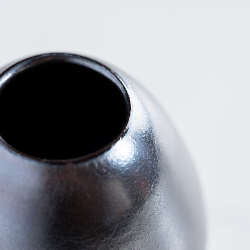 Michael Newsome - Egg Bud Vase Ceramic Vessel Day in the Life Gallery and Design Studio