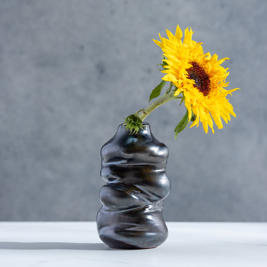Michael Newsome - Molten Vessel Ceramic Vessel Day in the Life Gallery and Design Studio