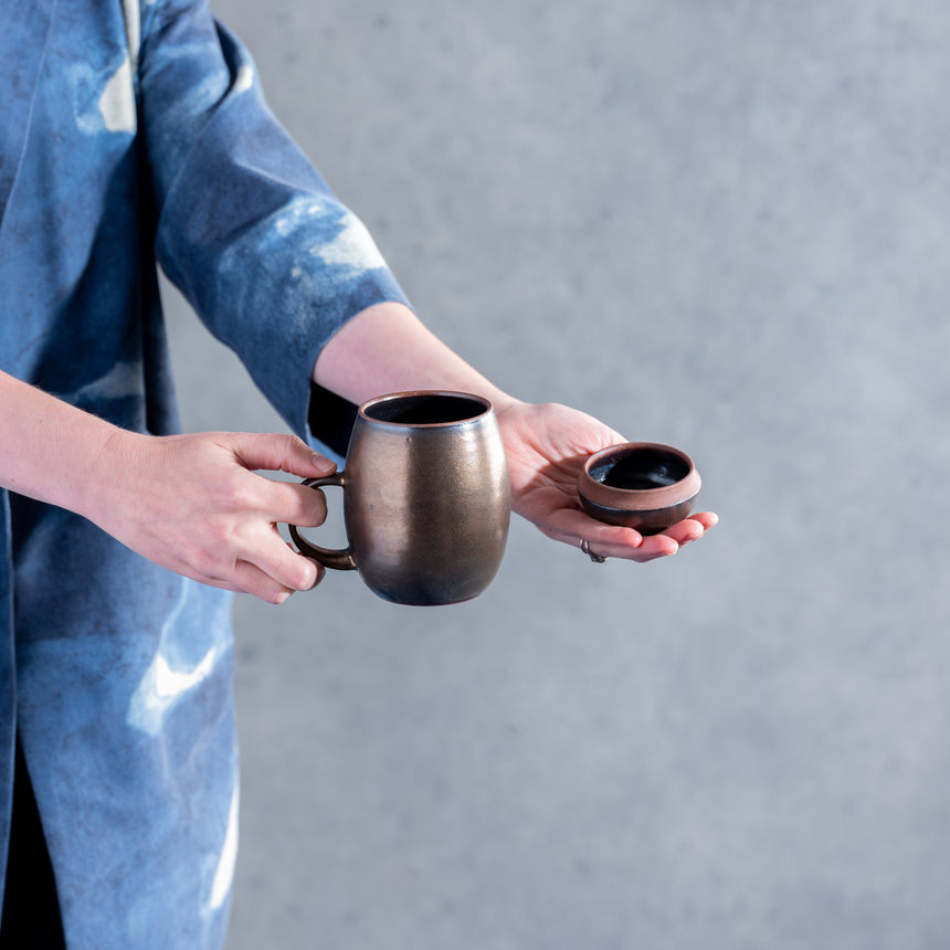 Michael Newsome - Mug with Lid Ceramic Mug Day in the Life Gallery and Design Studio