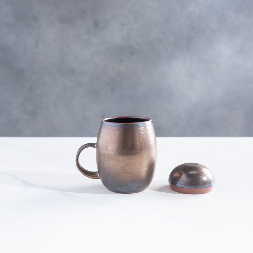 Michael Newsome - Mug with Lid Ceramic Mug Day in the Life Gallery and Design Studio